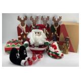 AVON SANTA & OTHER CHRISTMAS DECOR