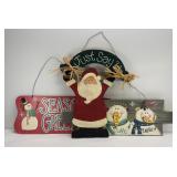(3) CHRISTMAS SIGNS