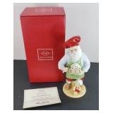 2014 LENOX SANTA GINGERBREAD HOUSE FIGURINE