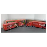 (2) COCA-COLA SANTA SEMI TRUCKS: