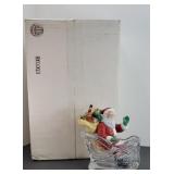 1997 LENOX SANTA CRYSTAL SLEIGH