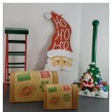 CHRISTMAS DECOR & PAPER TOWEL HOLDER
