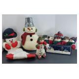 ASSTD CHRISTMAS SNOWMEN DECOR