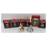 (7) HALLMARK CHRISTMAS ORNAMENTS