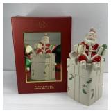 LENOX SANTA MUSIC BOX MERRY MUSICAL