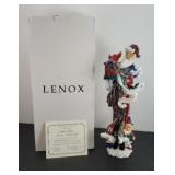 2001 LENOX YULETIDE HELPERS SANTA FIGURINE