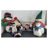 CHRISTMAS SNOWMAN PLUSHIES & MORE