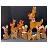 WOODEN REINDEER
