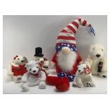 COCA-COLA CHRISTMAS BEARS & GNOME