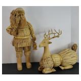 CORN HUSK SANTA & REINDEER