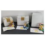 (3) DANBURY MINT  GARFIELD FIGURINES