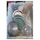ASSORTED DISHES IN TOTE