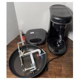 COFFEE MAKER, PANINI PRESS, APPLE PEELER & MORE