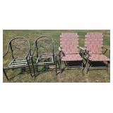 (4) LAWN CHAIRS