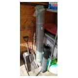 USED BATTERIES, COPPER PIPE & SNOW FENCE