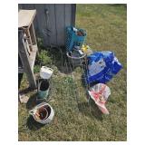 ASSTD PLANTERS, POTS, TOMATO STAKES & MORE