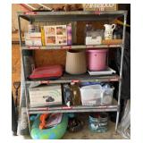 METAL STORAGE RACK BENT LEG
