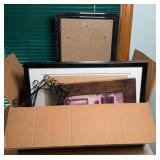 LARGE LOT OF PICTURE FRAMES & (3) CELL CASES