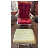 GLIDER ROCKER W/ FOOTSTOOL