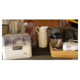 KITCHENAID FOOD PROCESSOR W/ ATTACHMENTS & MORE