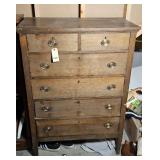 6 DRAWER ANTIQUE DRESSER