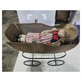 DOLL IN CARRIAGE