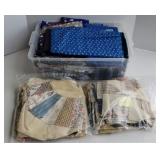 QUILT PIECES & MATERIAL