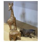 CARVED ANIMALS