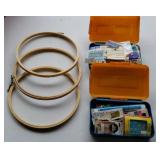 SEWING NOTIONS & QUILTING HOOPS
