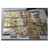 WOOD STAMPS IN TOTE