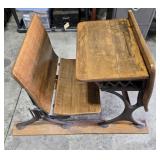 ANTIQUE PEABODY SCHOOL DESK