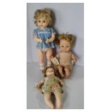 (3) HORSMAN VINTAGE DOLLS