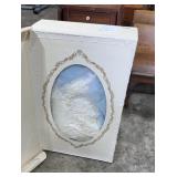 VINTAGE WEDDING DRESS IN KEEPSAKE BOX W/ VEIL