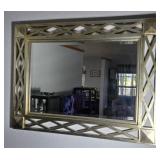 ORNATE MIRROR W/ METAL FRAME