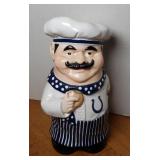 COLTS CHEF COOKIE JAR