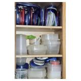 PLASTIC WARE STORAGE CONTAINERS