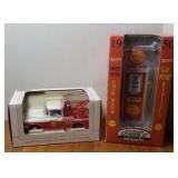 SHELL OIL TRUCK & GAS PUMP