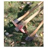 (2) AXES & PICKAXE