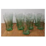 (8) SMALL COCA COLA GLASS