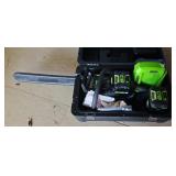 GREENWORKS CORDLESS CHAINSAW 80 VOLT