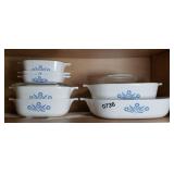 CORNING CORNFLOWER DISHES