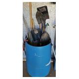 BARREL OF SHOVELS & MORE