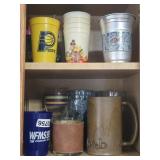 ASSORTED ADVERTISING GLASSES & MORE