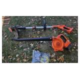 BLACK & DECKER BLOWER & TRIMMER 40 V