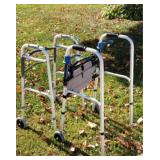 (2) FOLDING WALKER W/ WHEELS