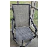 (2) SWIVEL PATIO CHAIRS