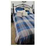 QUEEN BED W/ FRAME W/ BASE