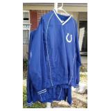 (2) COLTS PULLOVERS LARGE AND XL