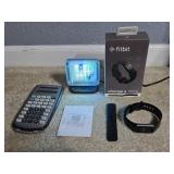 FITBIT CHARGE 5, TI 36X CALCULATOR, LIGHT