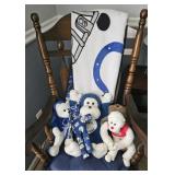 COLTS STUFFED ANIMALS & THROW